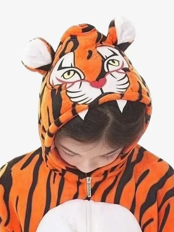 Tiger kigurumi hood