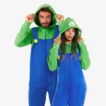Luigi Unisex Onesie Couple